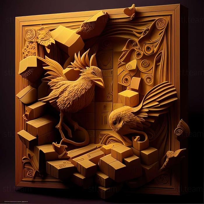 3D model Final Fantasy Fables Chocobos Dungeon game (STL)